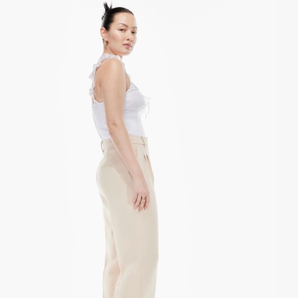 Aritzia Wilfred Boheme 100% Linen White Bustier Blouse - Picture 5 of 12